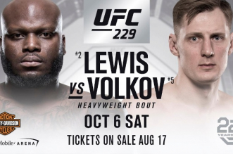 Lewis vs Volkov UFC 229