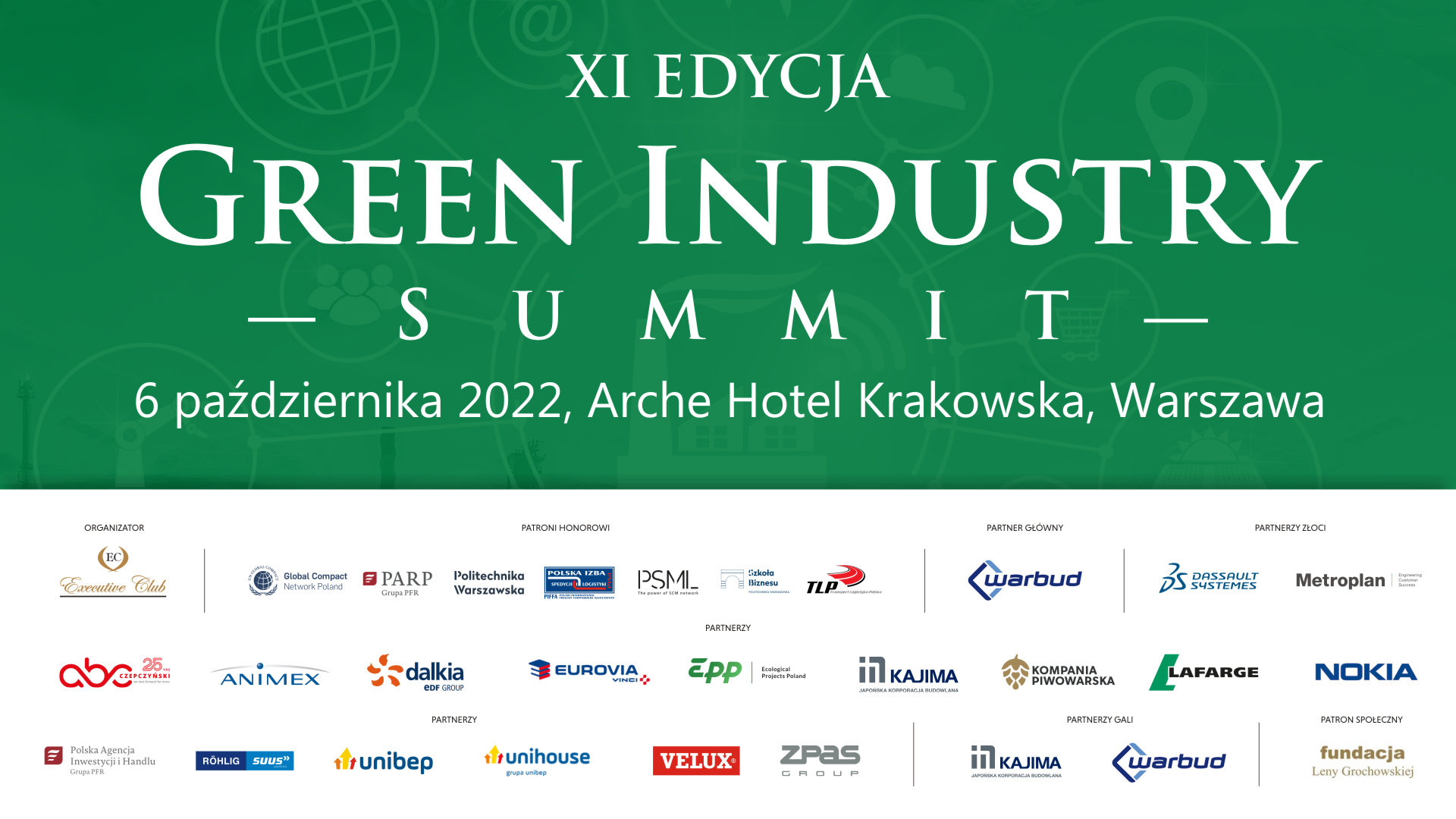 XI edycja konferencji Green Industry Summit 2022 już w najbliższy czwartek !